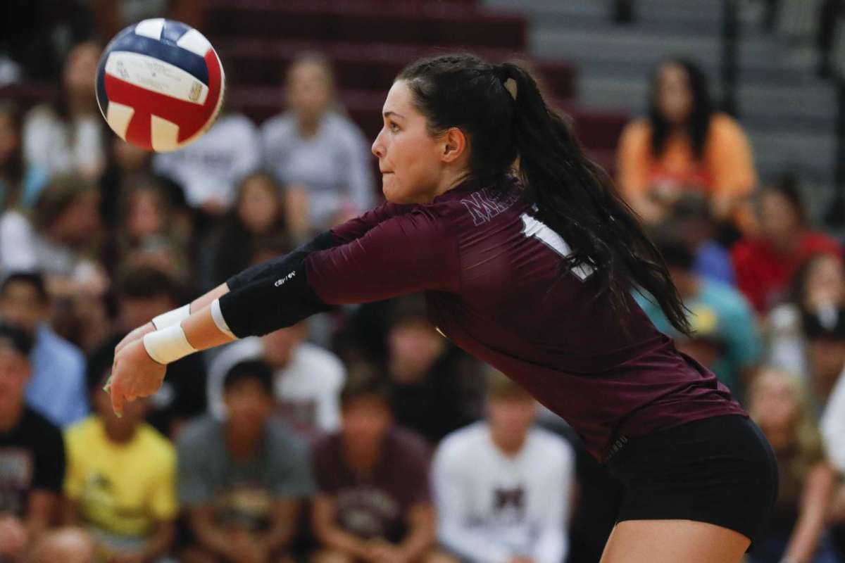 Congratulations, Kaylyn Fojt on reaching 1500 digs so far in her MHS career! 